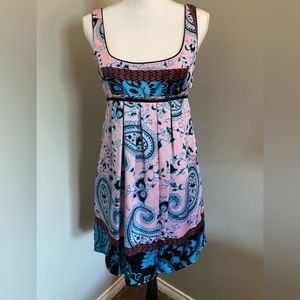 Silk babydoll dress